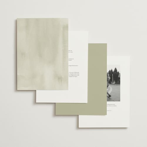 This is a leaf wedding invitations with standard by Kristie Kern called villa printing on signature in grand