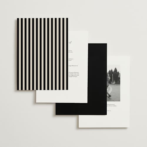 This is a shadow wedding invitations with standard by Pixel and Hank called lovers printing on signature in grand