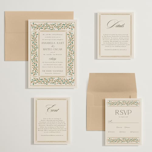 This is a autumn wedding invitations with standard by Ashlee Townsend called juliet printing on signature in grand