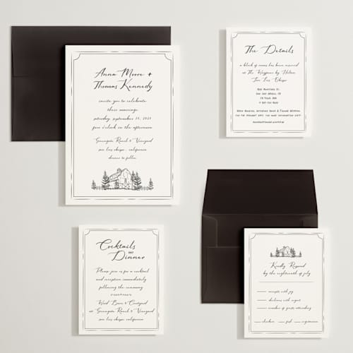 This is a cloudy wedding invitations with standard by Sherley Ferreira called southern soul printing on signature in grand