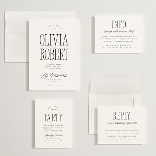 This is a silk wedding invitations with standard by Kelly Schmidt called riviera printing on signature in grand