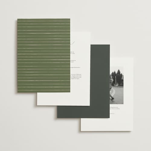 This is a olive wedding invitations with standard by Sarah Brown called vineyard printing on signature in grand