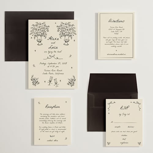 This is a vanilla wedding invitations with standard by Ani Somi called roses printing on signature in grand