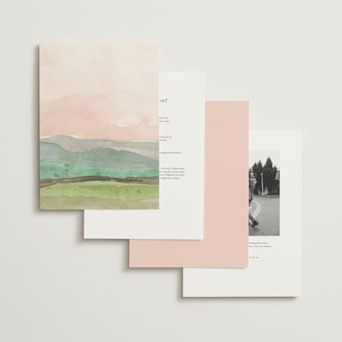This is a northern wedding invitations with standard by Pixel and Hank called countryside printing on signature in grand