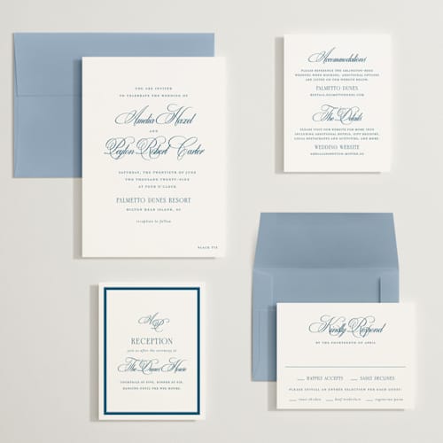 This is a ocean wedding invitations with standard by Kelly Schmidt called hilton printing on signature in grand