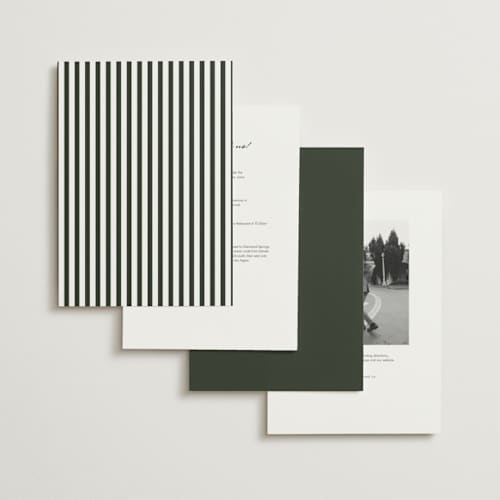 This is a forest wedding invitations with standard by Blustery August called hayes printing on signature in grand