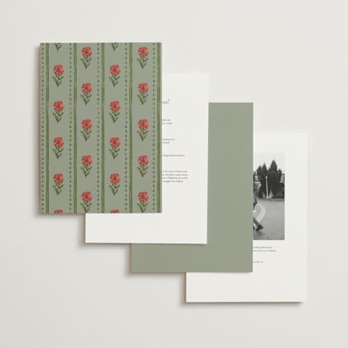 This is a coral fern wedding invitations with standard by Chris Griffith called wedding tapestry printing on signature in grand