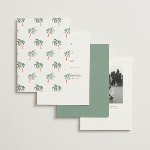 This is a jungle wedding invitations with standard by Petra Kern called tropical dreams printing on signature in grand