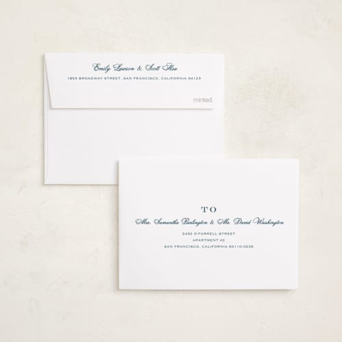 This is a rain graduation announcements with standard by Carolyn MacLaren called forever young printing on signature in petite