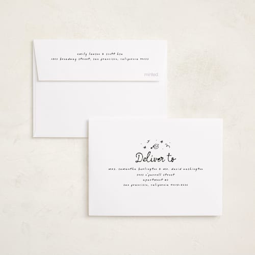 This is a onyx graduation announcements with standard by Ashley Iwafuchi called illustrated grad printing on signature in petite