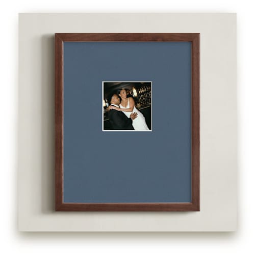 This is a indigo photo art by Minted called matted framed photo: indigo mat (8" x 10") printing on signature in matted 8x10