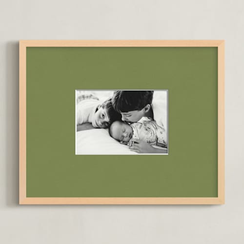This is a olive photo art by Minted called matted framed photo: olive mat (14" x 11") printing on signature in matted 11x14