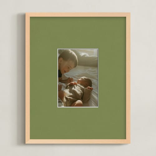 This is a olive photo art by Minted called matted framed photo: olive mat (11" x 14") printing on signature in matted 11x14