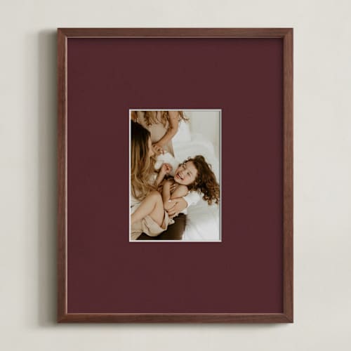 This is a burgundy photo art by Minted called matted framed photo: burgundy mat (11" x 14") printing on signature in matted 11x14