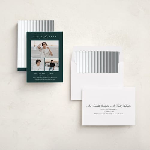 This is a big sur graduation invitations with standard by Carolyn MacLaren called multi classic printing on recycled smooth signature in standard