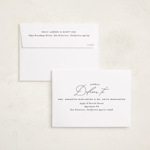 This is a cotton graduation invitations with standard by Creo Study called classic party printing on recycled smooth signature in standard