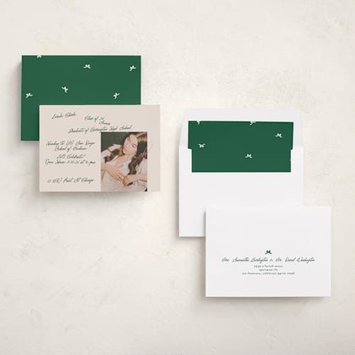 This is a kaitoke graduation invitations with standard by Phrosné Barwood called my finest diary scribble printing on recycled smooth signature in standard