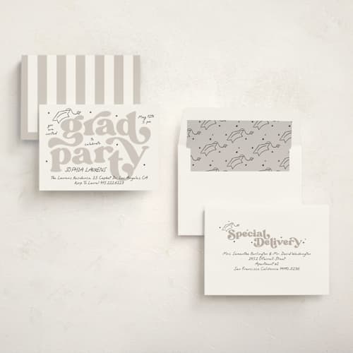 This is a ink graduation invitations with standard by Tamara Hilje called marker printing on signature in standard