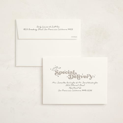 This is a ink graduation invitations with standard by Tamara Hilje called marker printing on signature in standard
