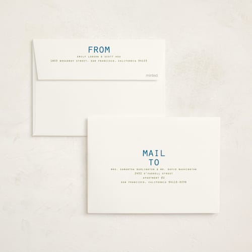 This is a sky graduation invitations with standard by Owl and Toad called degree printing on signature in standard