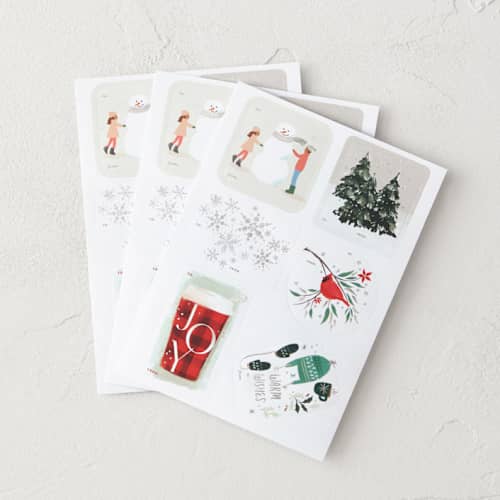 This is a frosty custom stickers by Multiple Artists called winter cheer in sticker