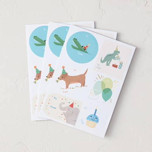 This is a party custom stickers by Multiple Artists called birthday fun in sticker