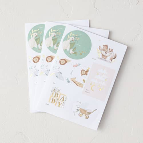 This is a hello baby custom stickers by Multiple Artists called hello baby in sticker