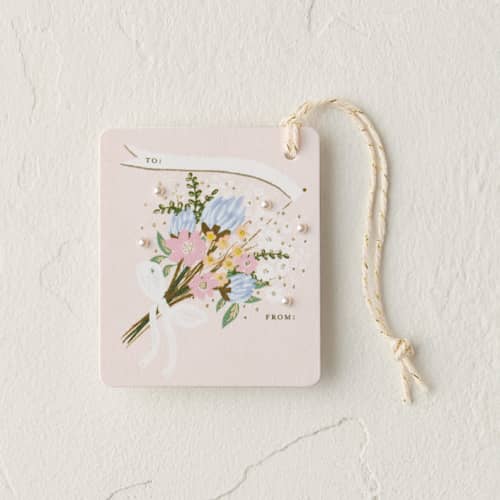 This is a blossom gift tags by Ana Sharpe called bouquet in standard