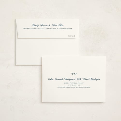 This is a rain graduation thank you cards with standard by Carolyn MacLaren called forever young printing on strathmore in standard