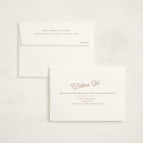 This is a pearl graduation thank you cards with standard by Paper Raven Co. called savannah script printing on strathmore in standard