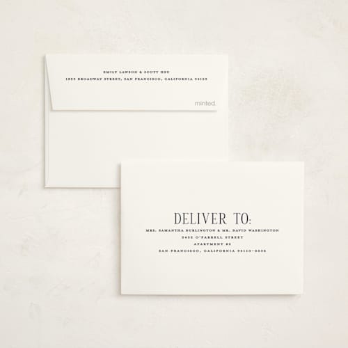 This is a navy graduation thank you cards with standard by Christy Hy Lee called classic layout printing on strathmore in standard