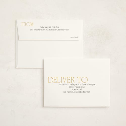 This is a golden hour graduation thank you cards with standard by Leia Matt called edge play printing on strathmore in standard