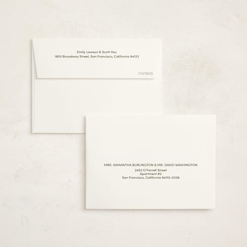 This is a forest graduation thank you cards with standard by Megan Cash called varsity year printing on strathmore in standard