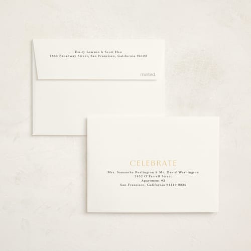 This is a honey graduation thank you cards with standard by Lori Wemple called graduation party printing on strathmore in standard