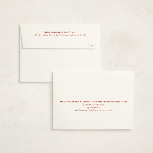 This is a poppy graduation thank you cards with standard by Angela Garrick called varsity stripes printing on strathmore in standard