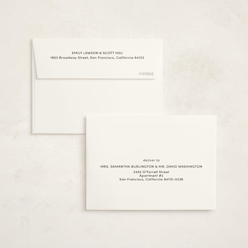This is a ecru graduation thank you cards with standard by Dana Duricekova called minimal column printing on strathmore in standard