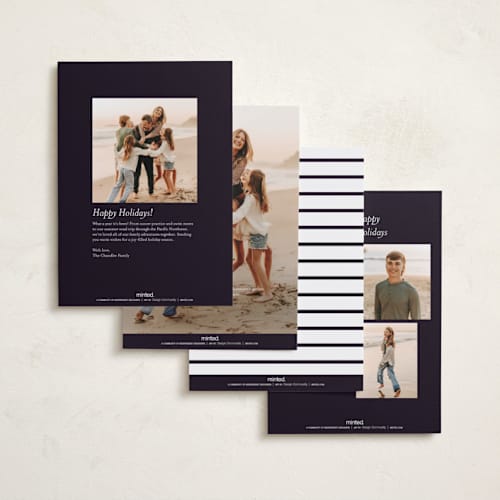 This is a midnight hanukkah cards with foil pressed by Hudson meet Rose called flourish printing on recycled smooth signature in standard