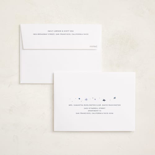 This is a frost hanukkah cards with standard by Laura Bercovich called peace, love & latkes printing on recycled smooth signature in standard
