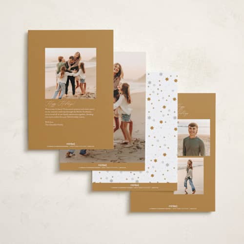 This is a candlelight hanukkah cards with standard by Laura Bercovich called sparkling printing on recycled smooth signature in standard
