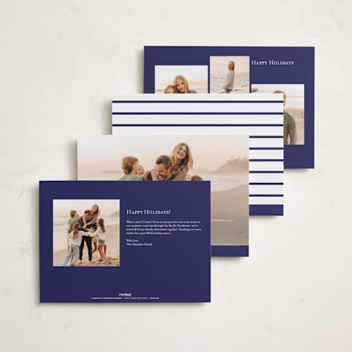 This is a sapphire hanukkah cards with standard by Alexandra Cohn called hanukkah printing on recycled smooth signature in standard