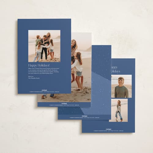 This is a celestial hanukkah cards with standard by Emily Sabol Goss called textured printing on recycled smooth signature in standard