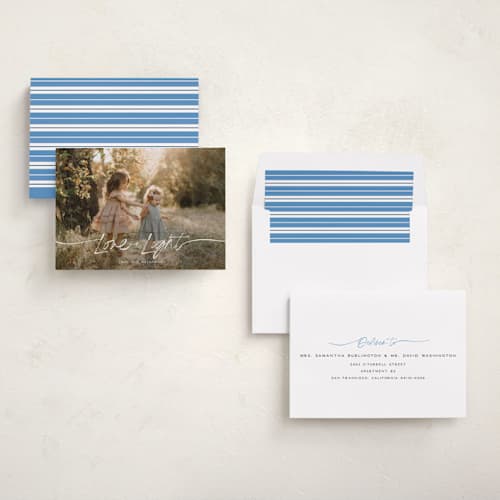 This is a snow hanukkah cards with standard by Leia Matt called faubourg printing on recycled smooth signature in standard