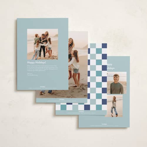 This is a wintermint hanukkah cards with standard by Olivia Williams called festive collage printing on recycled smooth signature in standard