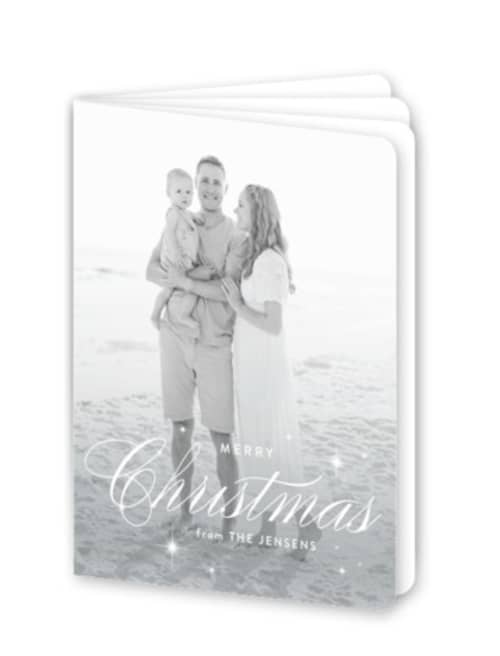 This is a frost holiday booklette cards with standard by Jennifer Postorino called brightly shining printing on signature80 in booklette
