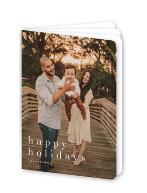 This is a milk holiday booklette cards with standard by Paden Gillette called sepia printing on signature80 in booklette