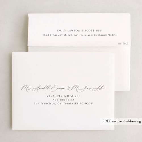 This is a fog holiday booklette cards with standard by Nicole Walsh called merry & minimalist printing on signature80 in booklette