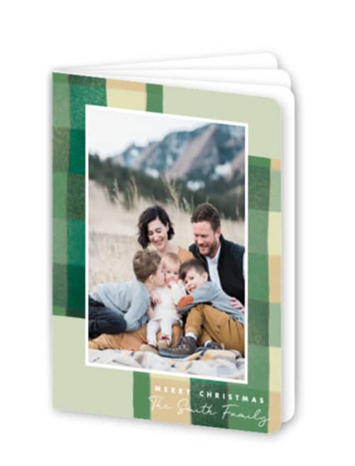 This is a spruce holiday booklette cards with standard by Keen Peachy called warm flannel printing on signature80 in booklette