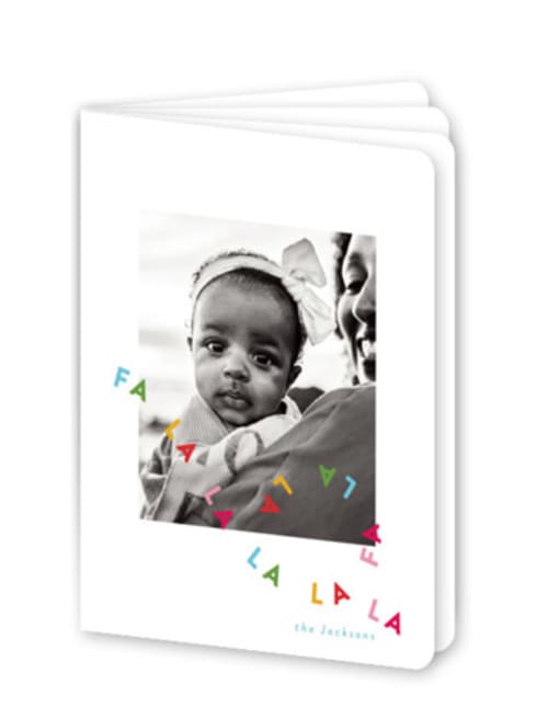 This is a sprinkles holiday booklette cards with standard by Jackie Crawford called toboggan printing on signature80 in booklette