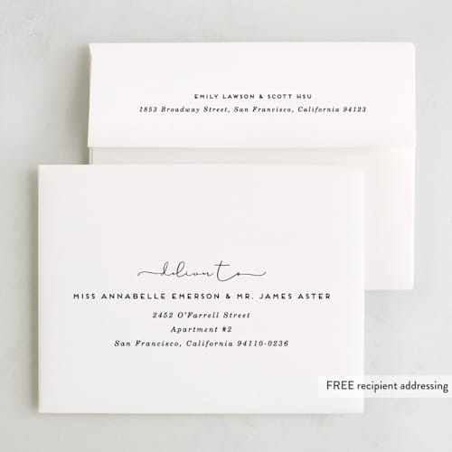 This is a midnight holiday booklette cards with standard by Erica Krystek called minimalist joy printing on signature80 in booklette