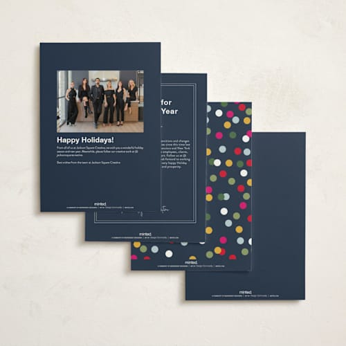 This is a ocean business holiday cards with standard by Owl and Toad called ever so printing on signature in standard
